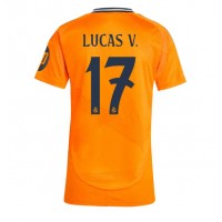 Real Madrid Lucas Vazquez #17 Gostujuci Dres za Ženska 2024-25 Kratak Rukav